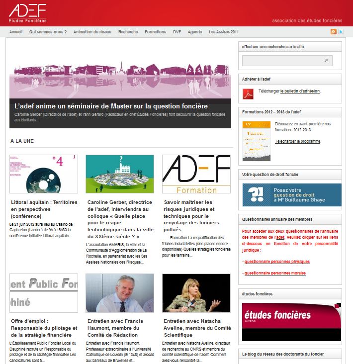 site de l'adef site de l'adef